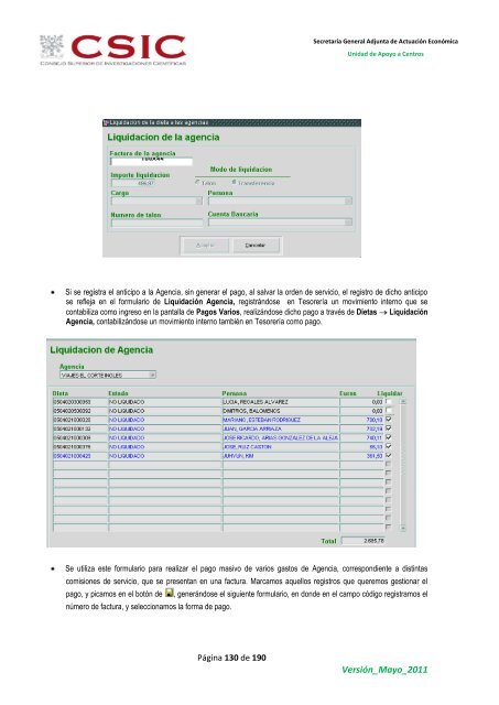 Manual de usuario - Ejercicios SAICI