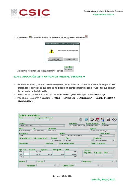 Manual de usuario - Ejercicios SAICI