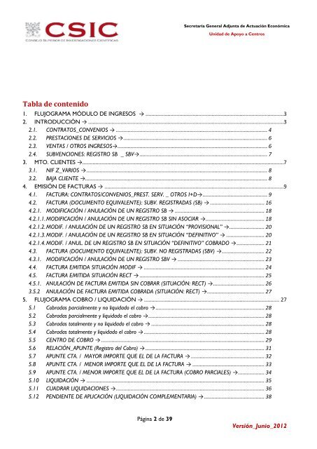 Manual de usuario - Ejercicios SAICI