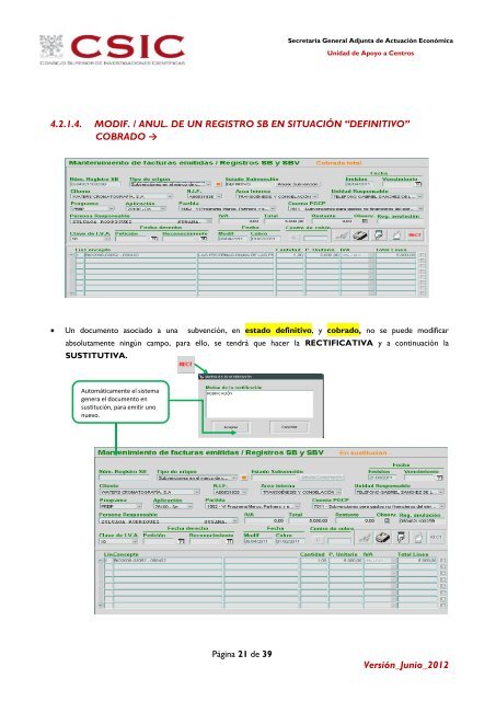 Manual de usuario - Ejercicios SAICI