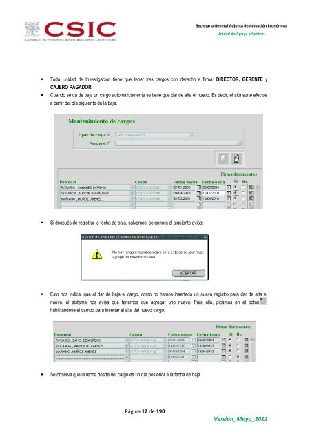 Manual de usuario - Ejercicios SAICI