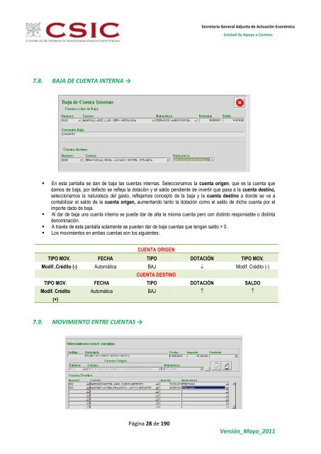 Manual de usuario - Ejercicios SAICI