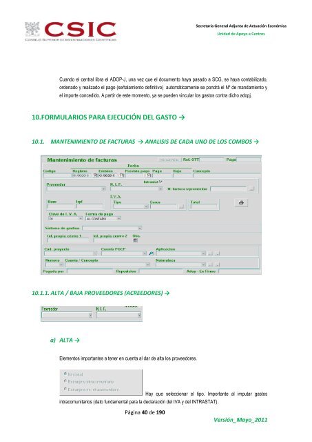 Manual de usuario - Ejercicios SAICI