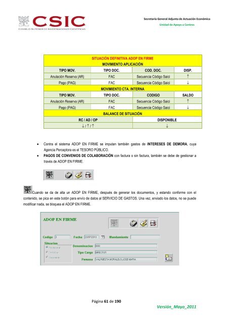 Manual de usuario - Ejercicios SAICI