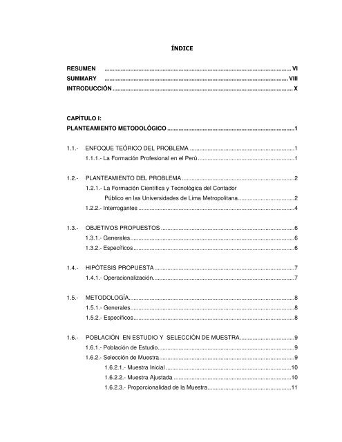 Formación Científica y Tecnológica del Profesional ... - Cybertesis