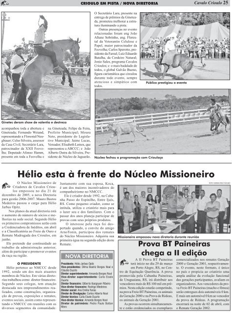 Cavalo Crioulo - ABCCC