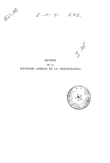 Revista Amigos de la Arqueología - Tomo 02.pdf - Ejército Nacional