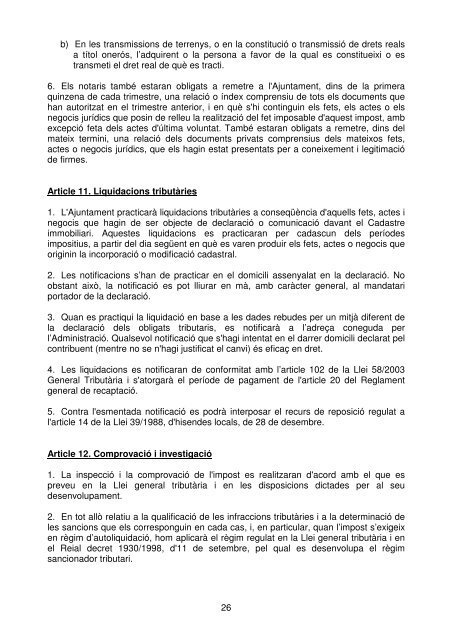 Ordenança - Ajuntament de la Seu d'Urgell