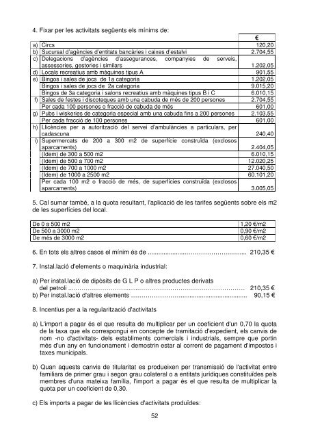 Ordenança - Ajuntament de la Seu d'Urgell