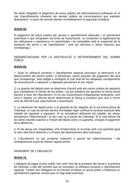 Ordenança - Ajuntament de la Seu d'Urgell