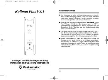 Rollmat Plus V3.1 - Rolladen Freber