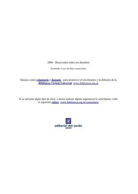 descargar libro - Biblioteca Virtual Universal