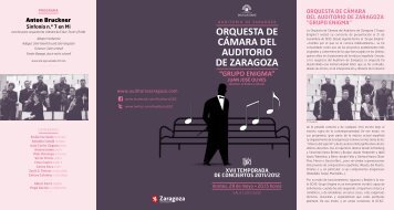 orquesta de cámara del auditorio de zaragoza “grupo enigma”