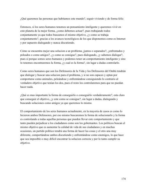 MANIFIESTO HUMANITARIO ECOLOGISTA - Bookandyou