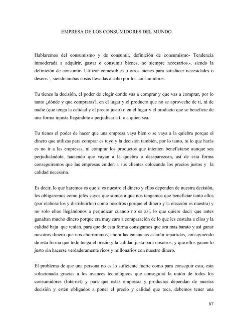 MANIFIESTO HUMANITARIO ECOLOGISTA - Bookandyou