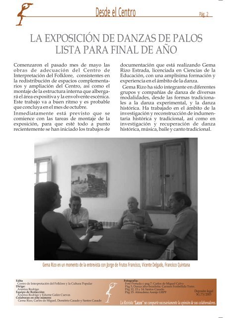 Revista Lazos nº 20 - San Pedro de Gaíllos