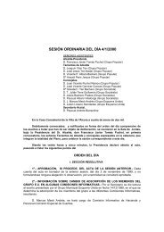 Plenos Municipales 2007 - Ajuntament de L'Alcora