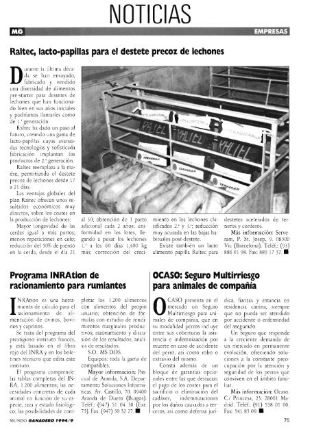 Revista MG Mundo Ganadero - Ministerio de Agricultura ...