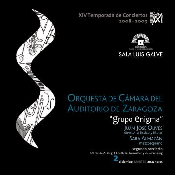 SARA ALMAZÁN - Auditorio de Zaragoza