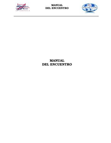 MANUAL DEL ENCUENTRO - Federación Centro Cristiano para las ...