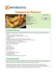 Tempura de Mariscos - Recetas de cocina