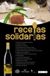 libro de recetas solidarias - Down Zaragoza