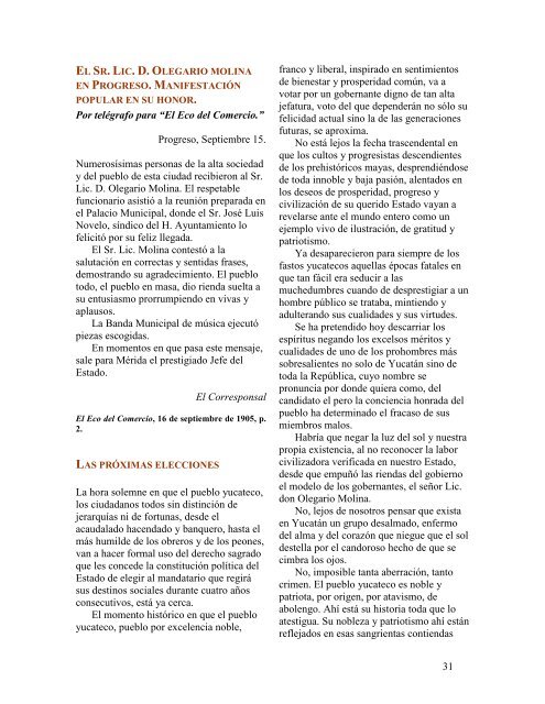 La Revista de la Revolución en Yucatán - Biblioteca Virtual de ...