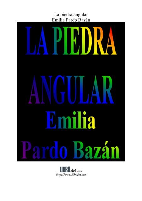 La piedra angular Emilia Pardo Bazán - GutenScape.com