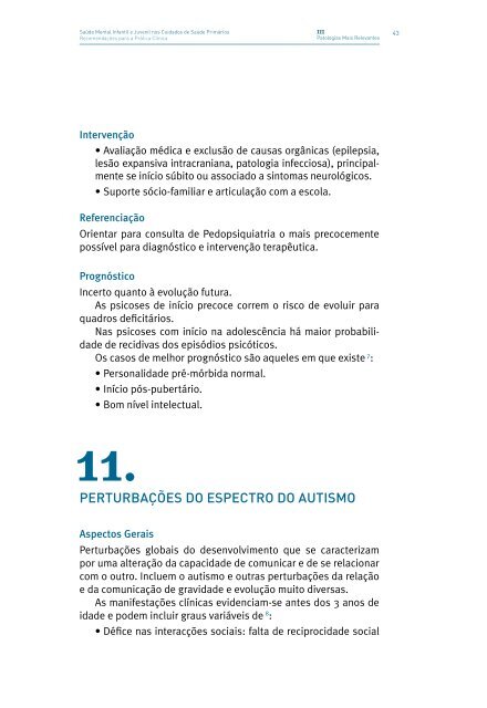 saúde mental infantil e juvenil nos cuidados de saúde primários