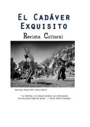 El Cadáver Exquisito - 5º Edición - Marzo 2013