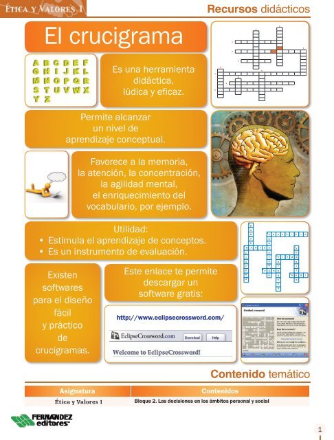 El crucigrama