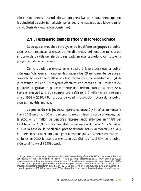 El futuro de las pensiones en España: hacia un sistema mixto - CSIC