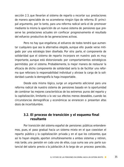 El futuro de las pensiones en España: hacia un sistema mixto - CSIC