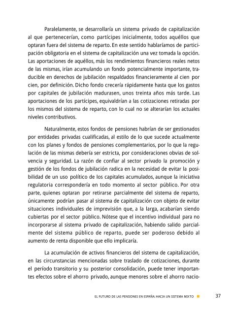 El futuro de las pensiones en España: hacia un sistema mixto - CSIC