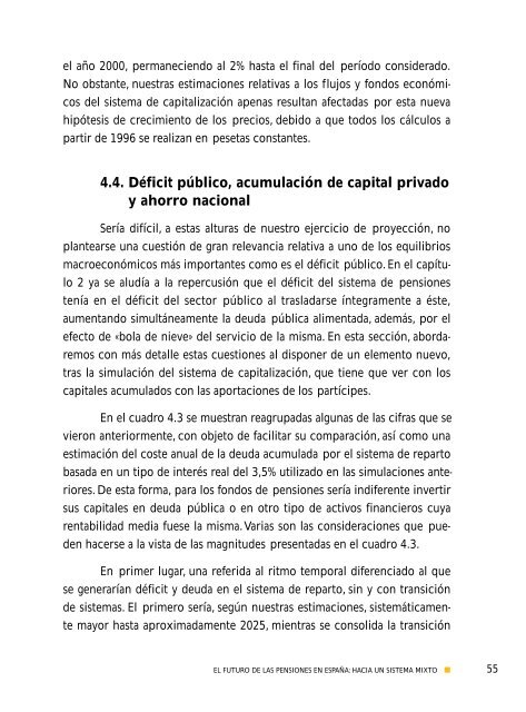 El futuro de las pensiones en España: hacia un sistema mixto - CSIC