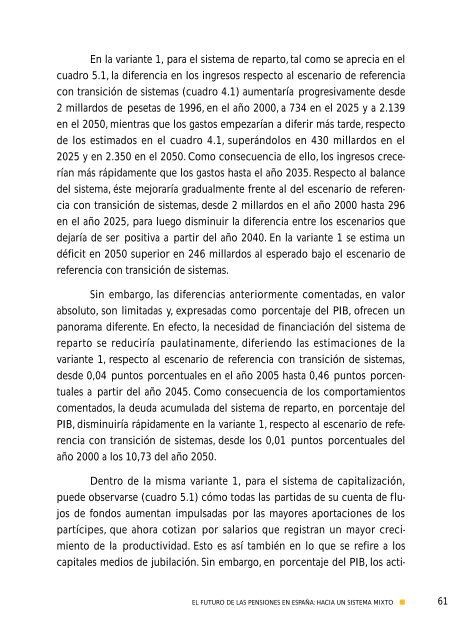 El futuro de las pensiones en España: hacia un sistema mixto - CSIC