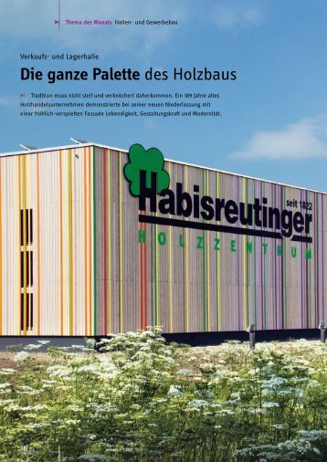 Die ganze Palette des Holzbaus - Anton Ambros Gmbh