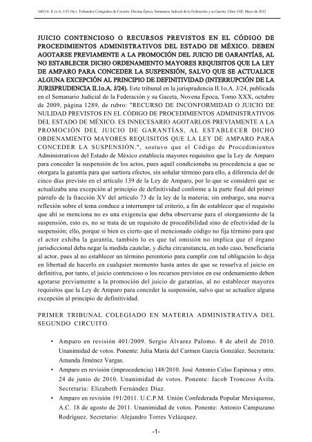 juicio contencioso o recursos previstos en el código de ...