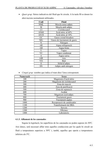 PLANTA DE PRODUCCIÓ D'ÀCID ADÍPIC - Recercat