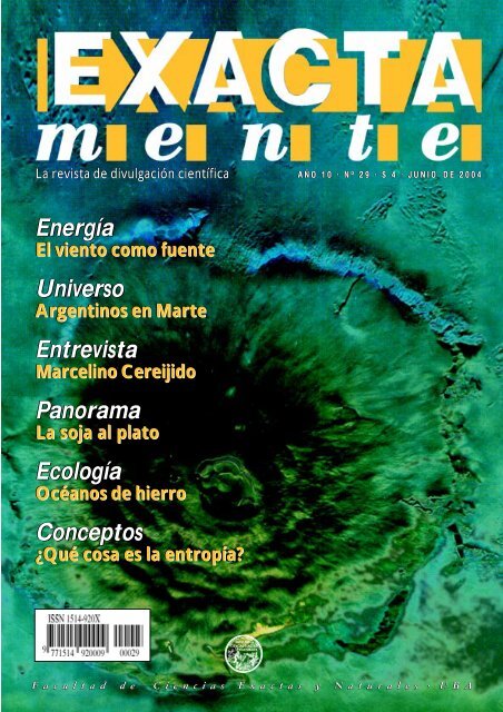 EXACTAmente - Biblioteca Digital FCEN-UBA - Universidad de ...