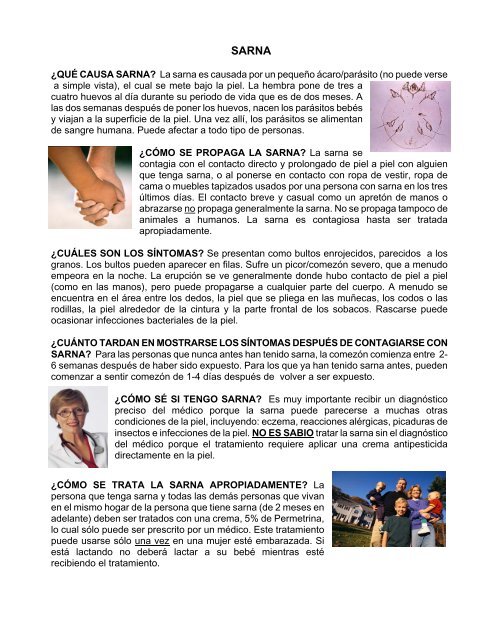Sarna humana como se contagia