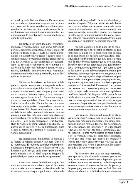 carta a emmanuel mounier - Personalismo.net - Persona