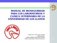 cartilla de bioseguridad.p65 - Universidad de los Llanos