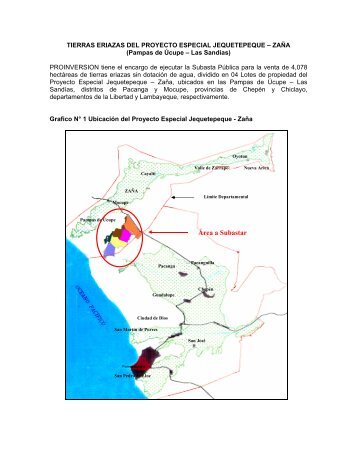 tierras eriazas del proyecto especial jequetepeque ... - Proinversión