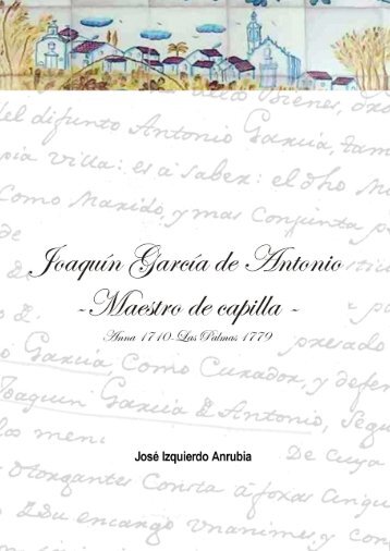 Joaquin Garcia de Antonio - Historia de Anna