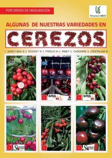 ALGUNAS DE NUESTRAS VARIEDADES EN - VIVEROS EBRO