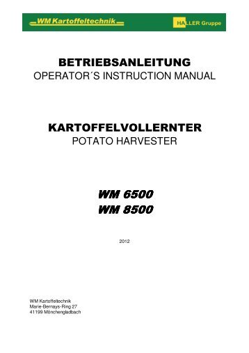BA-Kartoffelvollernter Racer 6500+8500