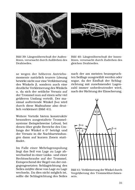 Über das Drehverhalten von Drahtseilen