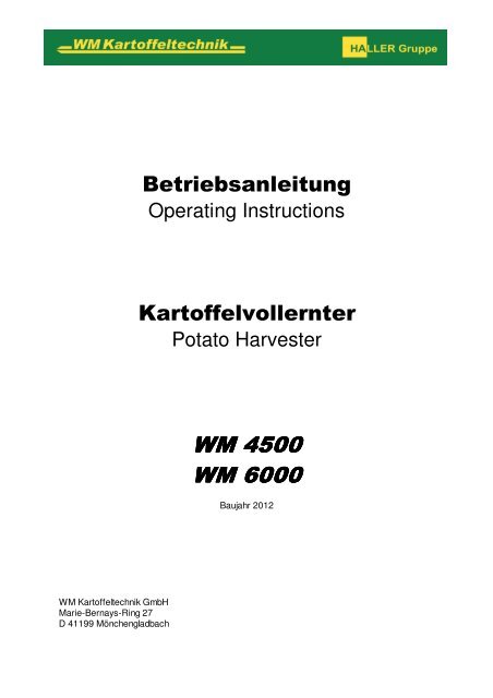 WM 4500 WM 6000