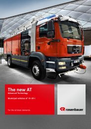 Perfect design for operational needs. The new AT - Rosenbauer